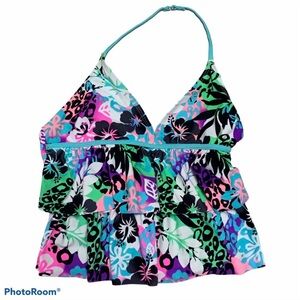 OP Topical Floral Girl’s Tankini Top
